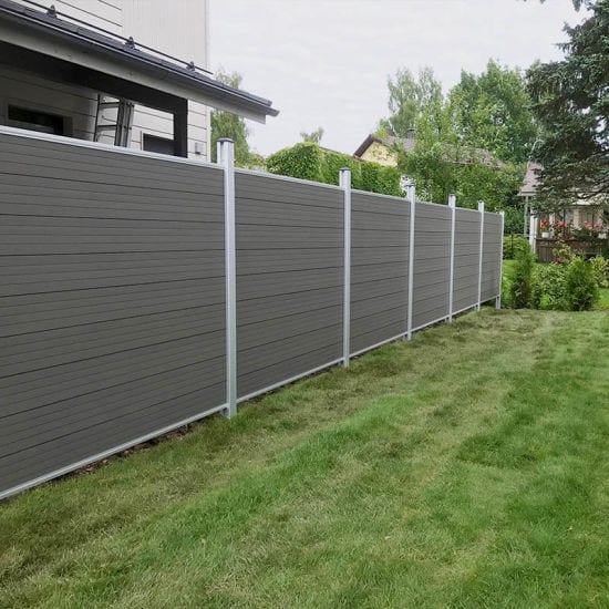 Wholesale Wood Plastic Composite Fencing WPC Board Privacy Garden Fence